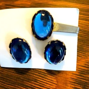 Emma s Vintage cuff links and tie bar ....